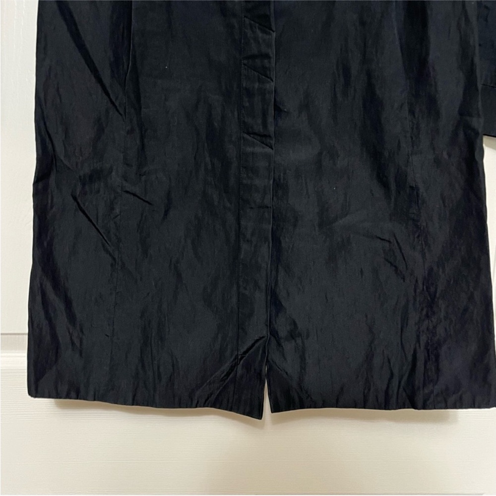 Diane Von Furstenberg trench coat with ruffle detail - size 2 - Picture 5 of 5